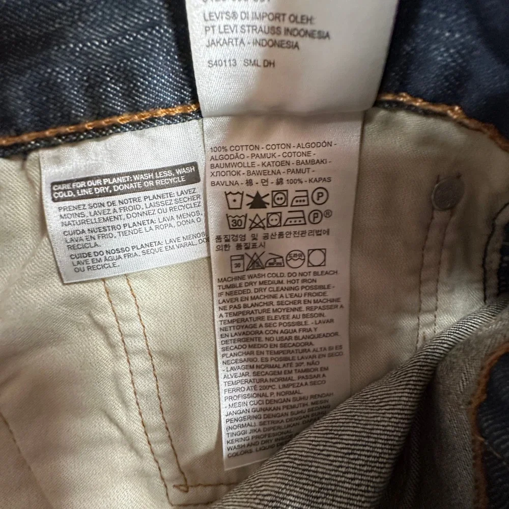 Levi's 527 Slim Bootcut Jeans Men 36x30 Dark Wash Americana Western Workwear NEW